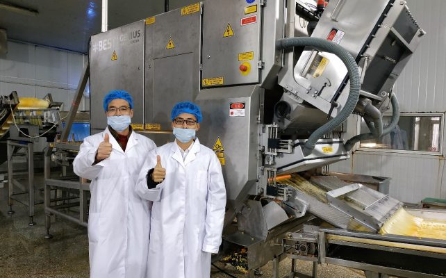 鼎晨食品玉米分选现场
