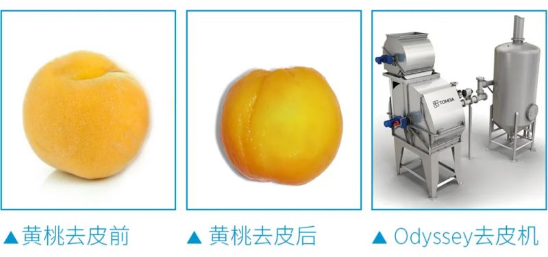 黄桃加工之蒸汽去皮