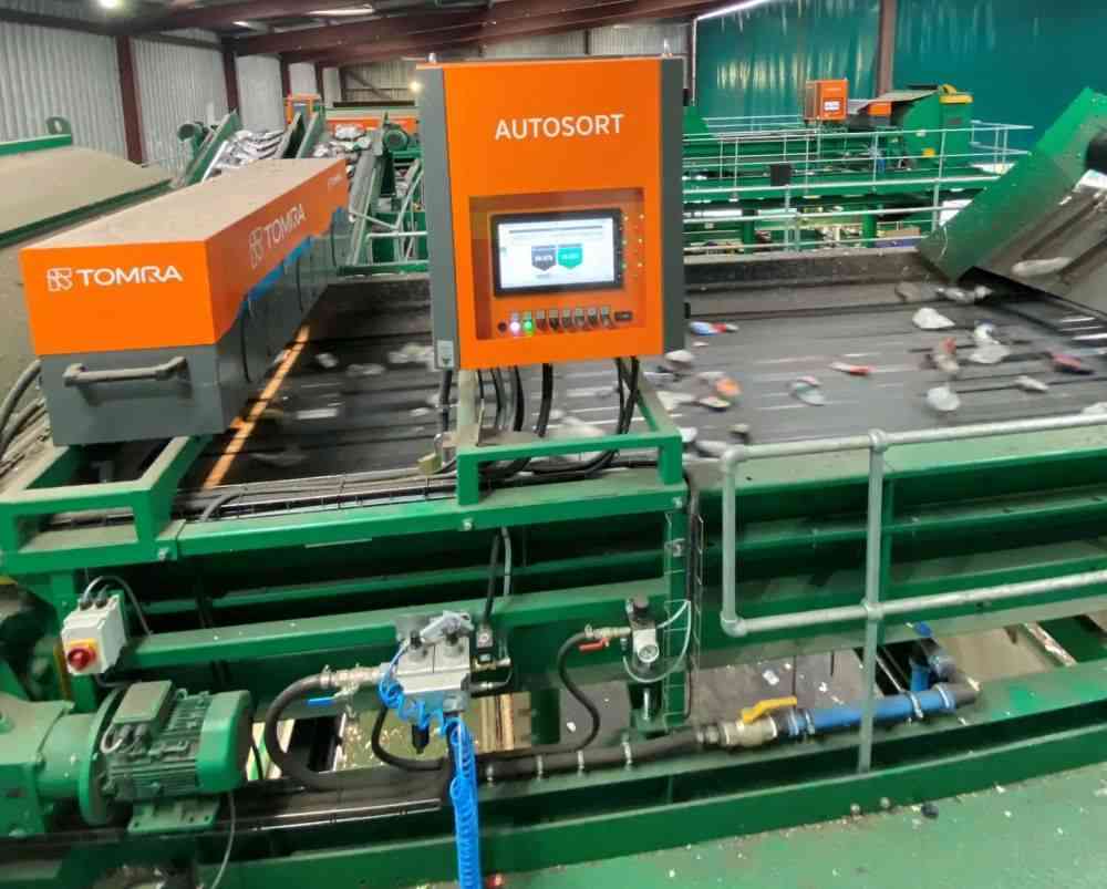 Wyllie Recycling投资 AUTOSORT™ 设备升级混合材料容器回收设施