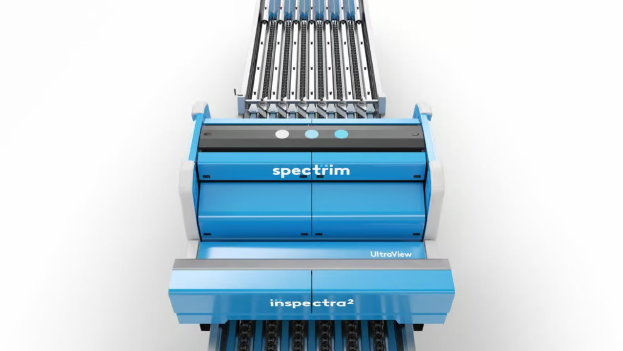 陶朗 Spectrim 分选和分级机和 Inspectra² 分级系统。